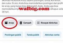 Cara Melihat Arsip Cerita Fb